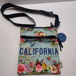 Robin Ruth California Crossbody Purse Bag Travel Canvas.